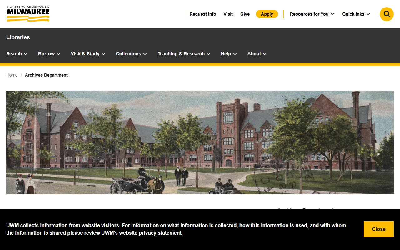 West Allis genealogy records at UW-Milwaukee Golda Meir Library Archives