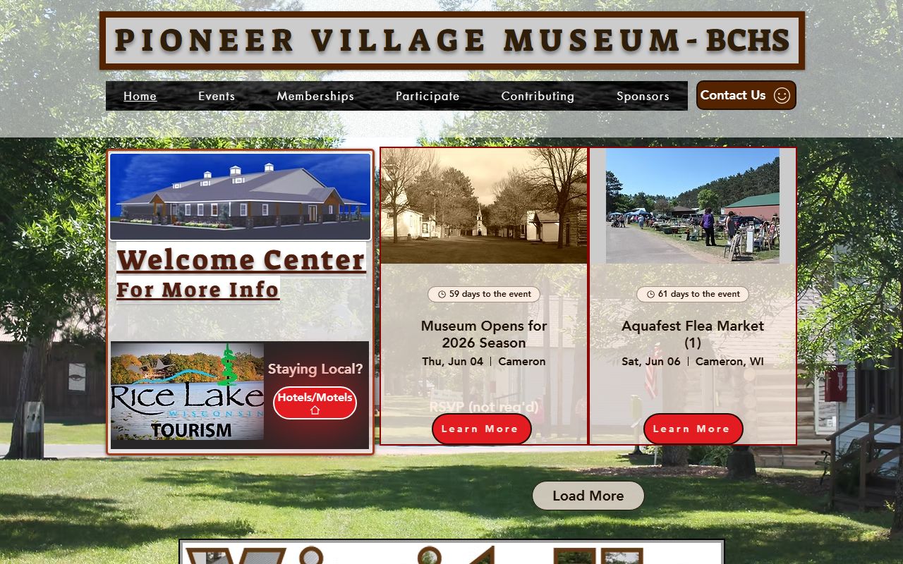 Barron County genealogy records at Pioneer Village Museum