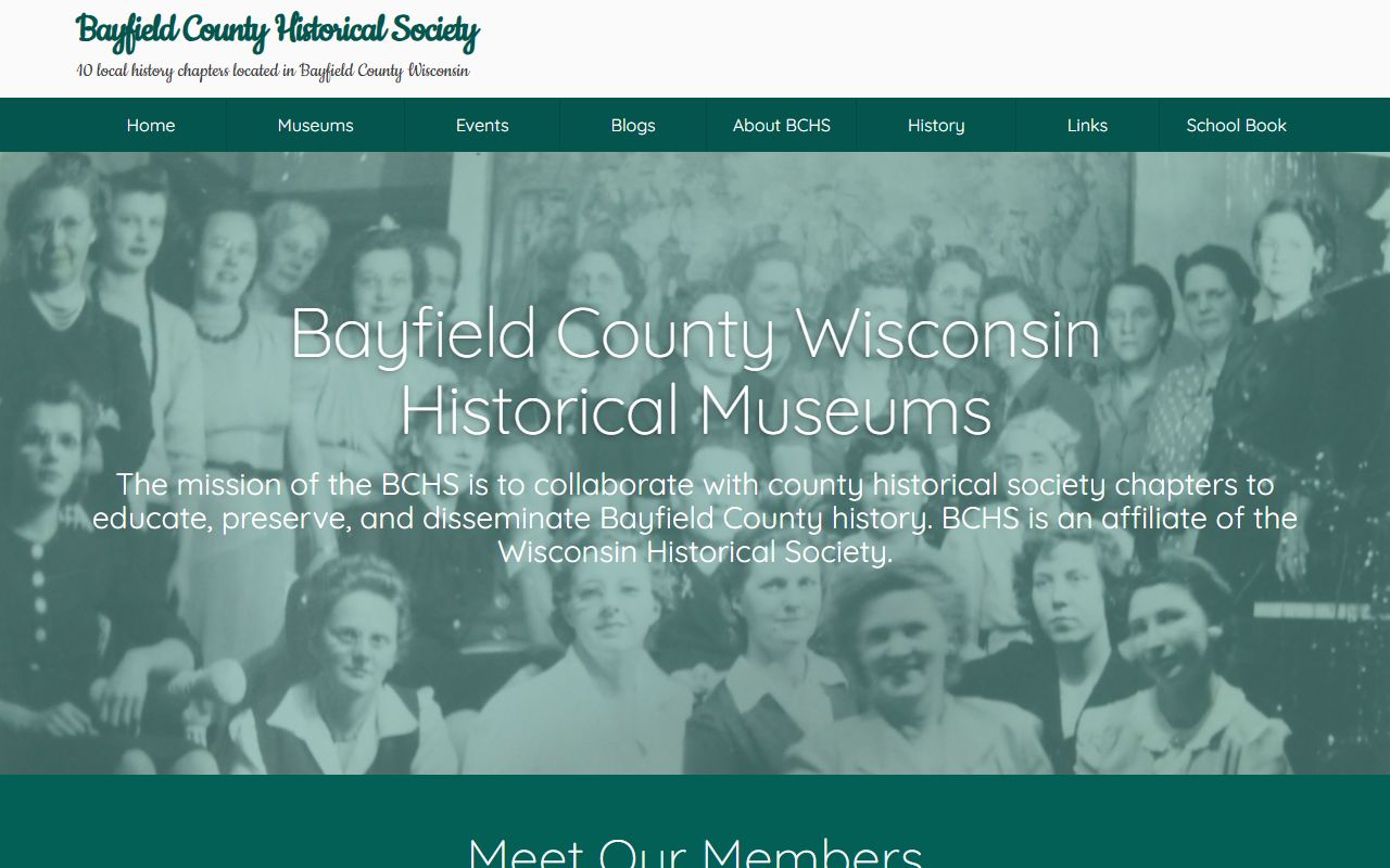 Bayfield County genealogy records at the Bayfield County Historical Society