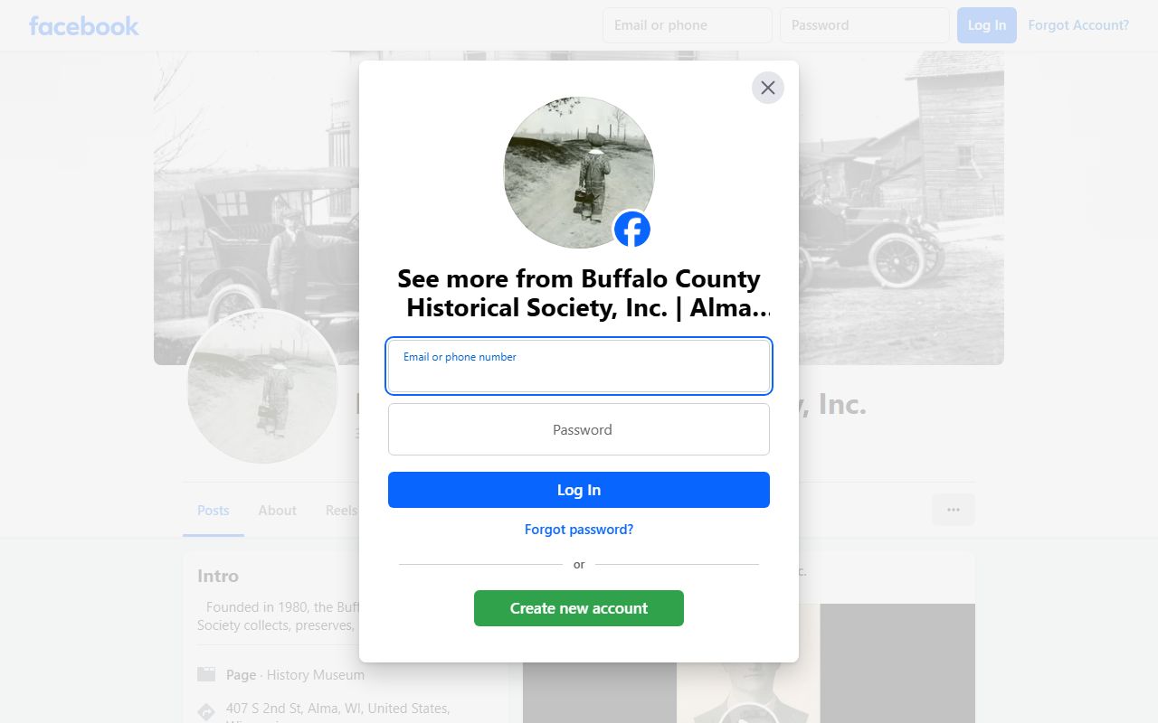 Buffalo County genealogy records at the Buffalo County Historical Society