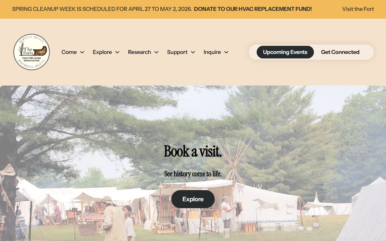 Burnett County genealogy records at the historical society