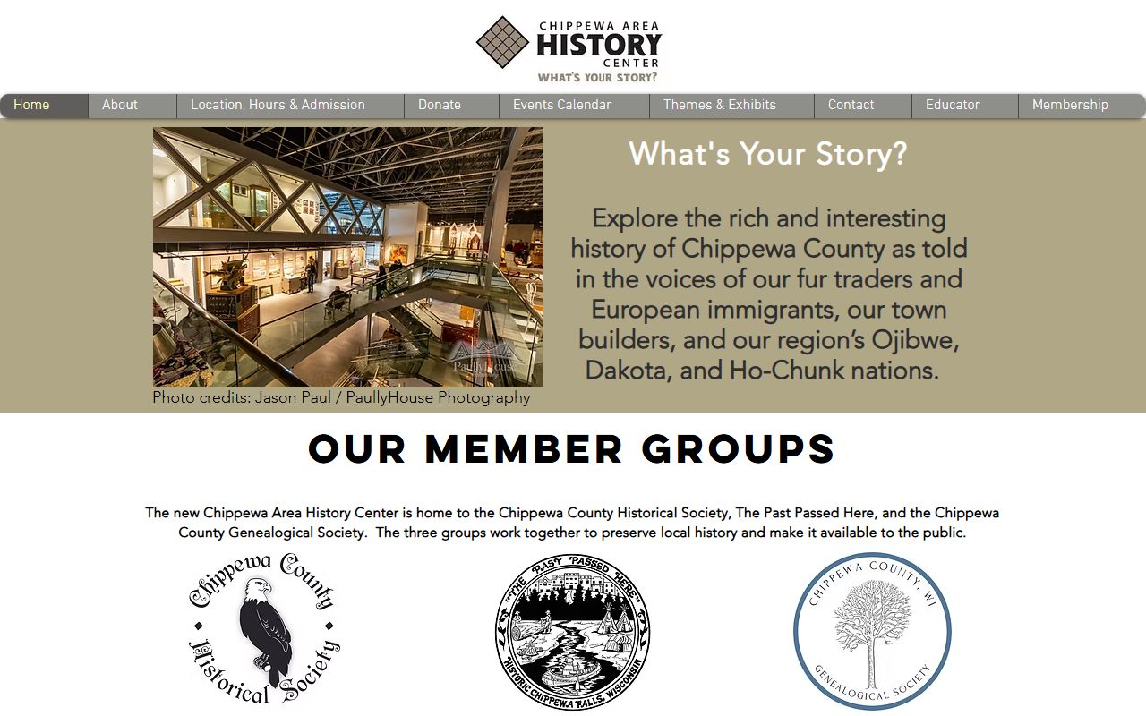 Chippewa County genealogy records at the Chippewa Area History Center