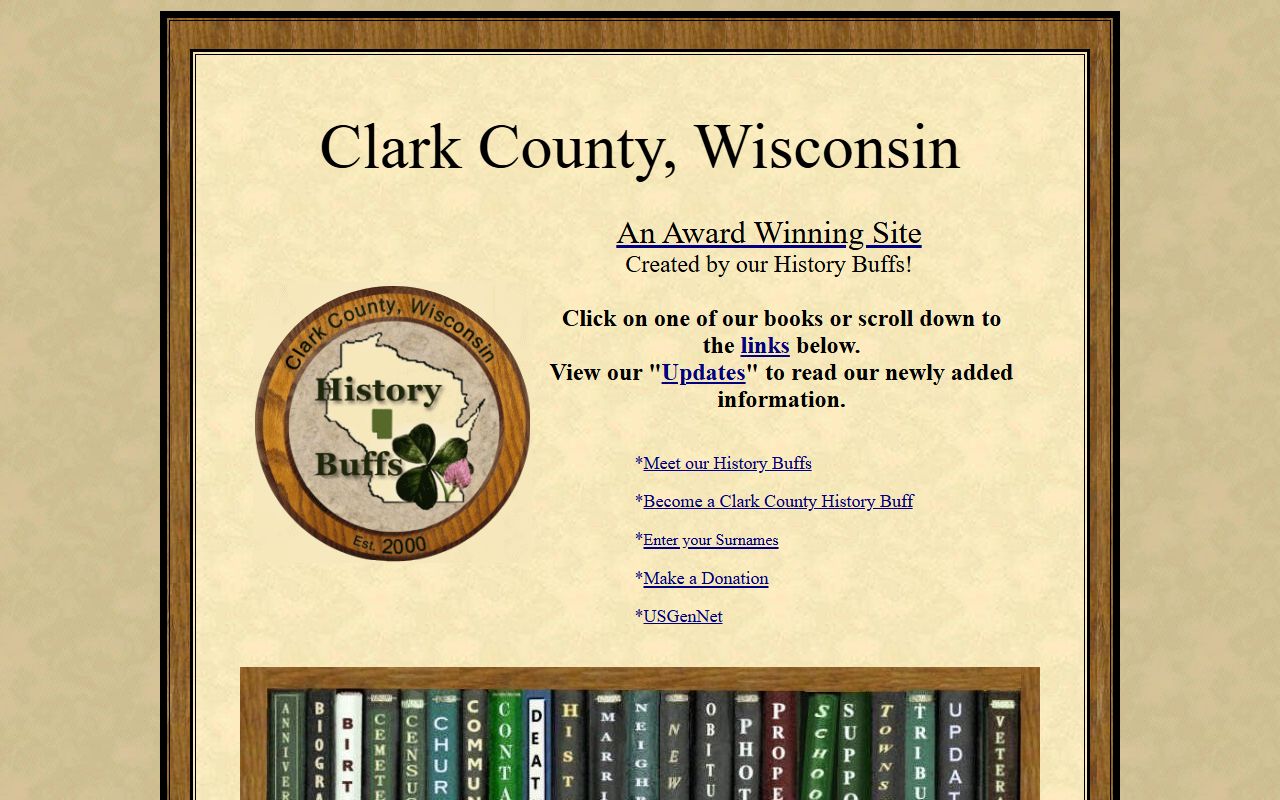 Clark County genealogy records at the historical societies