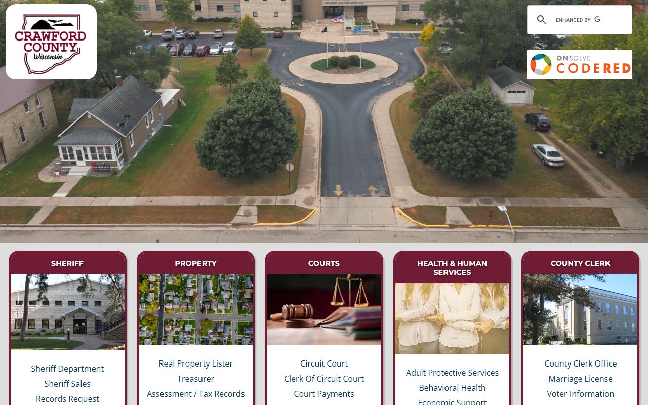 Crawford County genealogy records at the Register of Deeds