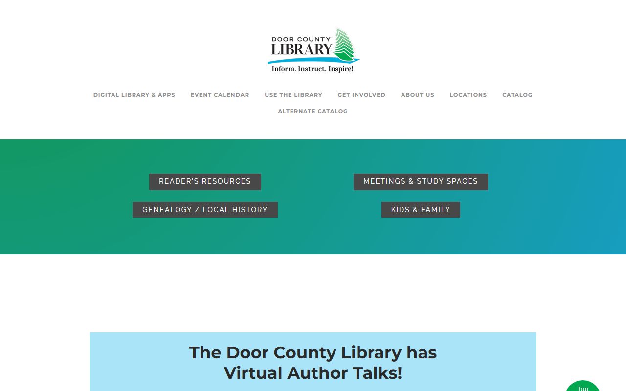 Door County genealogy records at the Door County Library