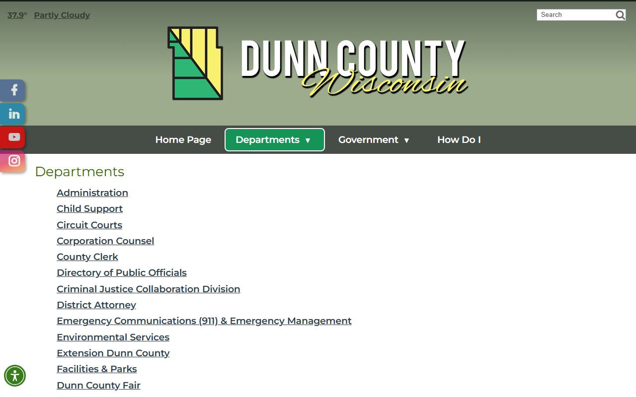 Dunn County genealogy records at the Register of Deeds