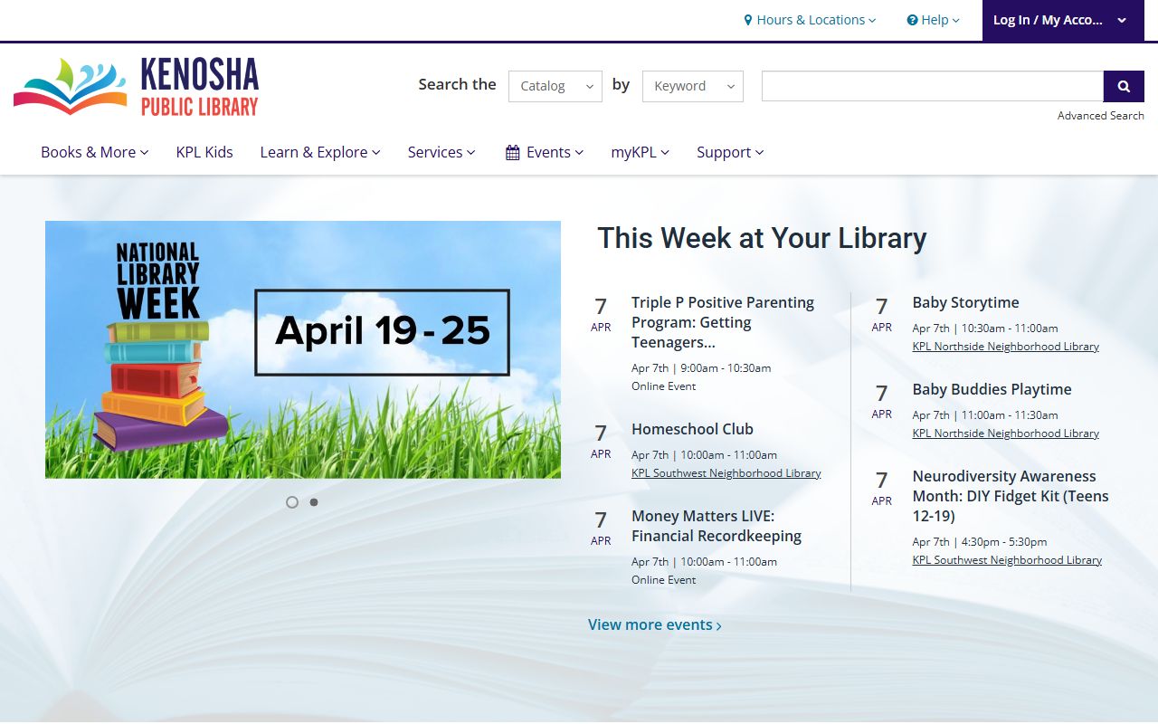 Kenosha County genealogy records at the Kenosha Public Library