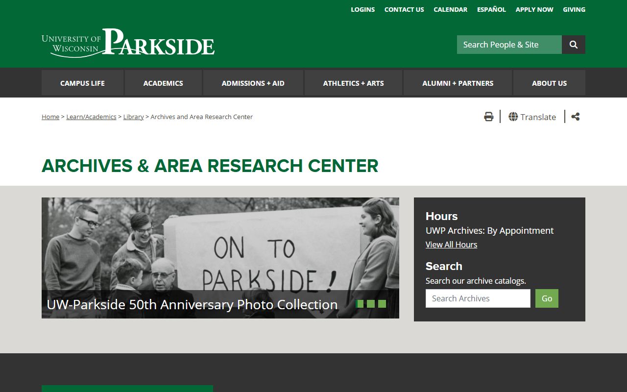 Racine County genealogy records at UW Parkside Archives