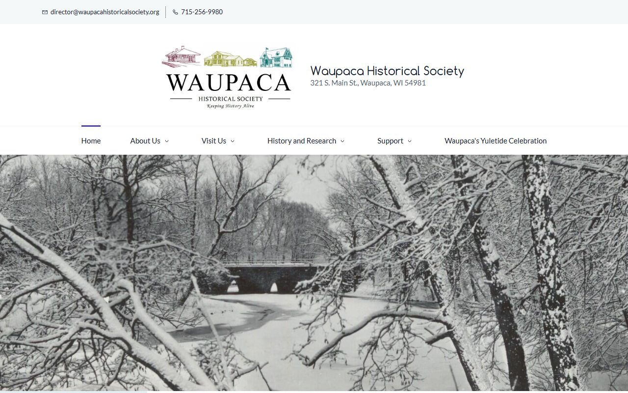 Waupaca County genealogy records at Holly Center